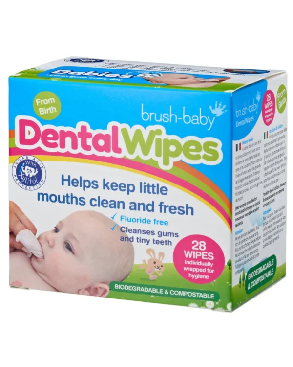 Brush-baby dantų valymo servetėles