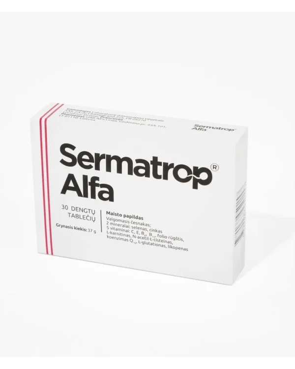 Sermatrop Alfa vitaminai vyrams